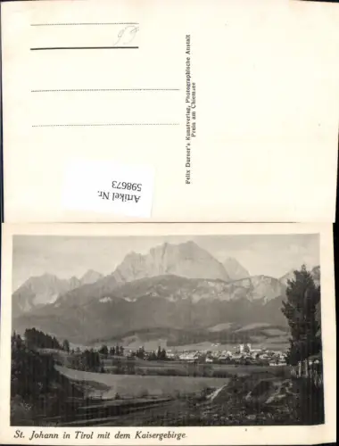 598673,St Johann i. Tirol m. d. Kaisergebirge