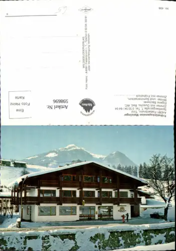 598696,Fieberbrunn Frühstückpension Maislinger Bäckerei Winteransicht Wintersport