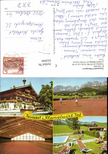622044,Mehrbild Ak Stanglwirt Going a. Wilden Kaiser Tennis