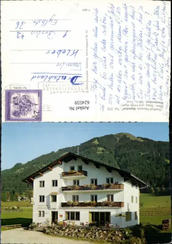 624559,Mehrbild Ak Westendorf Gasthof Pension Alpenhof