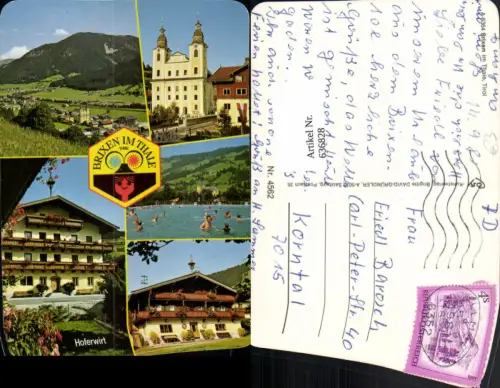 636828,Mehrbild Ak Brixen im Thale Hoferwirt