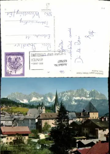 637607,Kitzbühel geg. Wilden Kaiser Ansicht