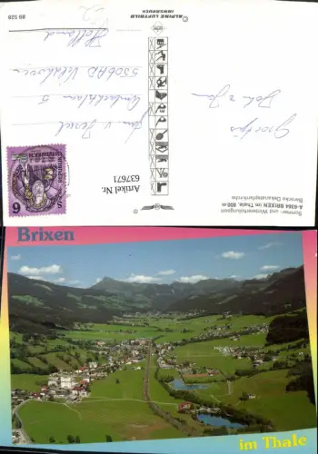 637671,Brixen im Thale Totale pub Alpine Luftbild 89528