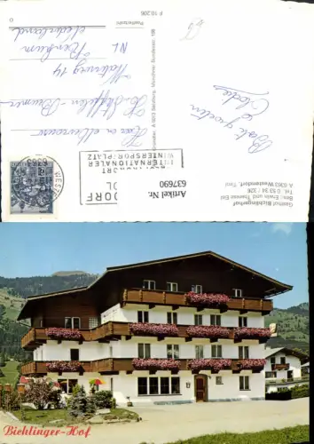 637690,Westendorf Gasthof Bichlingerhof Bichlinger-Hof