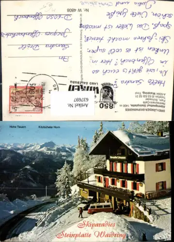 637697,Waidring Drei-Länder-Skiparadies Alpengasthof Steinplatte VW Bus