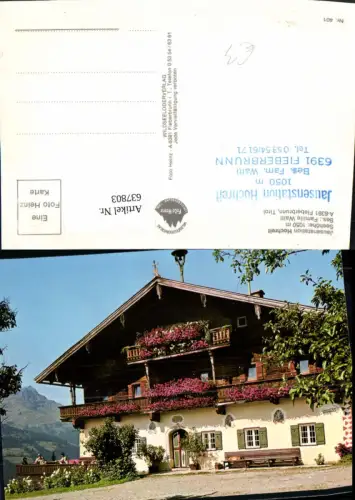 637803,Fieberbrunn Jausenstation Hochreit