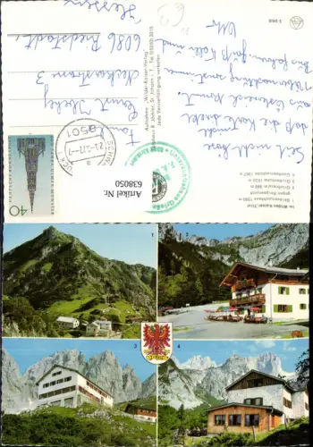 638050,Mehrbild Ak Griesneralm Kirchdorf in Tirol Gruttenhütte Gaudeamushütte