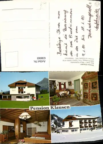 638069,Mehrbild Ak Kirchberg in Tirol Pension Klausen
