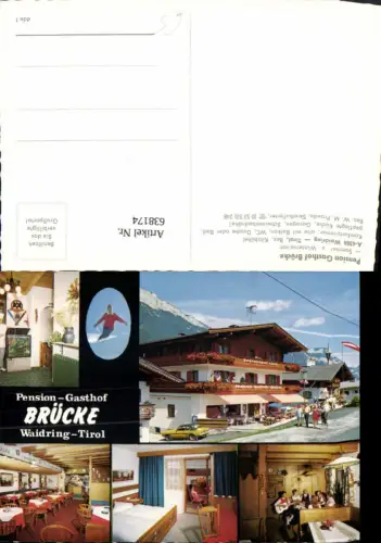 638174,Mehrbild Ak Waidring Pension Gasthof Brücke