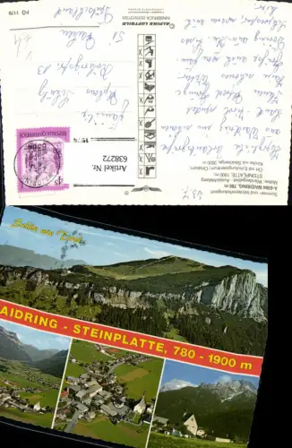 638272,Mehrbild Ak Waidring Steinplatte pub Alpine Luftbild FÖ 1179