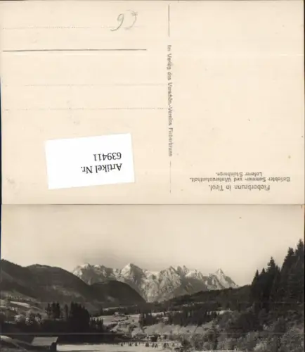 639411,Foto Ak Fieberbrunn i. Tirol Loferer Steinberge