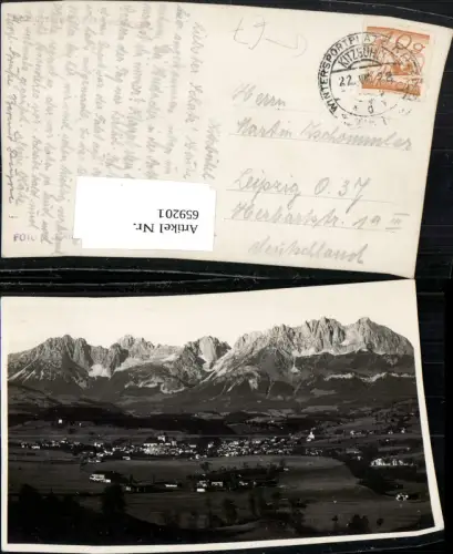659201,Foto Ak Kitzbühel Kaisergebirge
