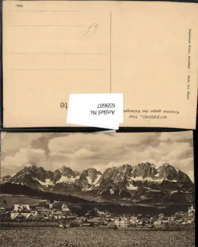 659607,Kitzbühel geg. d. Kaisergebirge