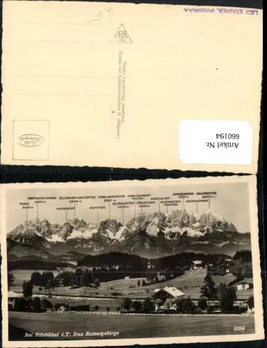 660194,Foto Ak Kitzbühel Kaisergebirge