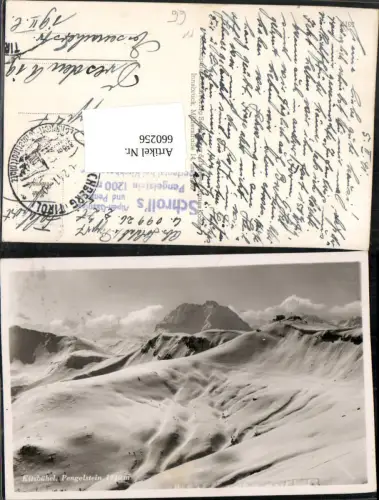 660256,Foto Ak Kitzbühel Pengelstein Winteransicht Feldpost L 09926