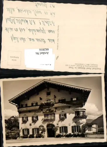 662816,Kössen in Tirol Gasthof zur Post