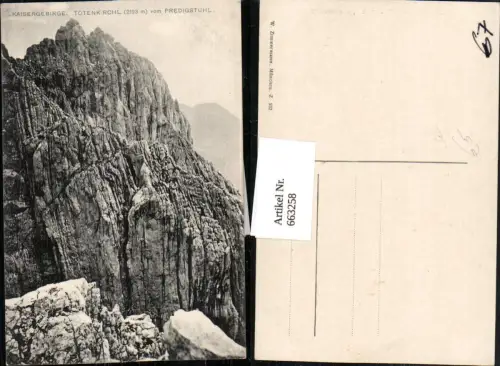 663258,Kaisergebirge Totenkirchl v. Predigtstuhl Kirchdorf in Tirol