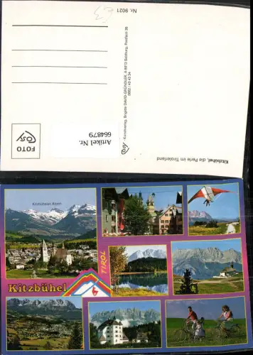 664879,Mehrbild Ak Kitzbühel Ansichten Hängegleiter