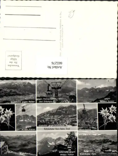 665276,Mehrbild Ak Kitzbühel Hahnenkamm Gipfelhaus Adlerhütte