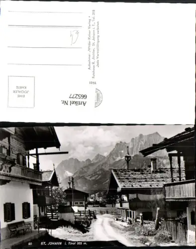 665277,Foto Ak St Johann i. Tirol Ansicht