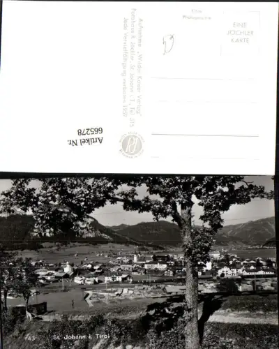 665278,Foto Ak St Johann i. Tirol Ansicht