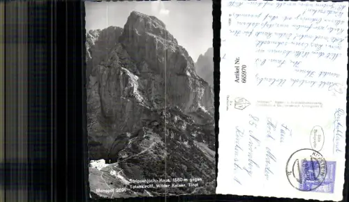 665970,Foto Ak Kirchdorf in Tirol Stripsenjochhaus Totenkirchl Wilder Kaiser