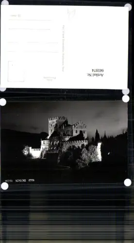665974,Foto Ak Hotel Schloss Itter b. Nacht