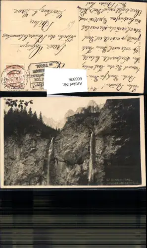 666936,Foto Ak St Johann i. Tirol Schleierwasserfälle