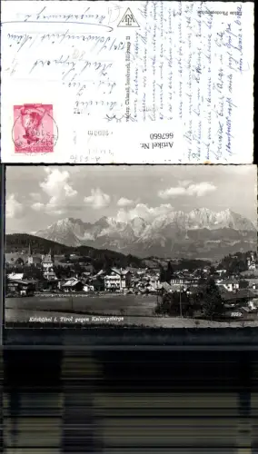 667660,Foto Ak Kitzbühel i. Tirol geg. Kaisergebirge