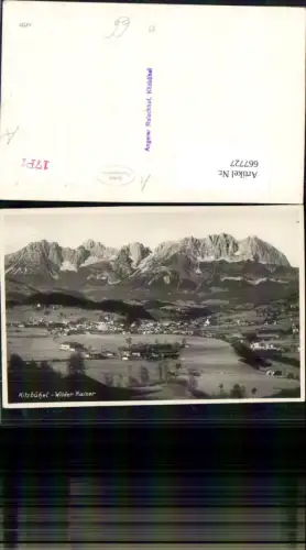 667727,Foto Ak Kitzbühel Wilder Kaiser