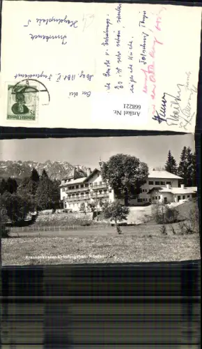 668221,Foto Ak Krankenkassen Erholungsheim Kössen