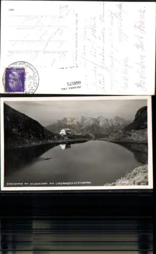 668575,Foto Ak Fieberbrunn Schutzhaus a. Wildseeloder Wildseeloderhaus pub Ad. Künz 1660