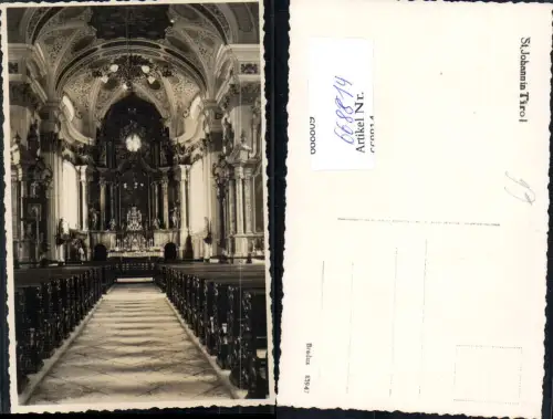 668814,Foto Ak St Johann i. Tirol Inneres Kirche