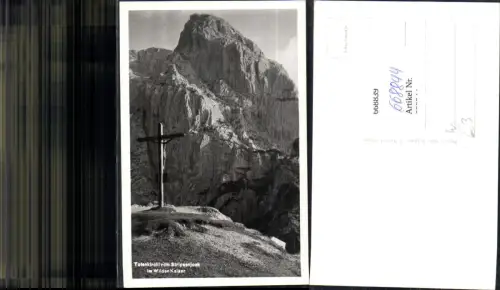 668844,Foto Ak Totenkirchl v. Stripsenjoch Wilden Kaiser Kirchdorf in Tirol