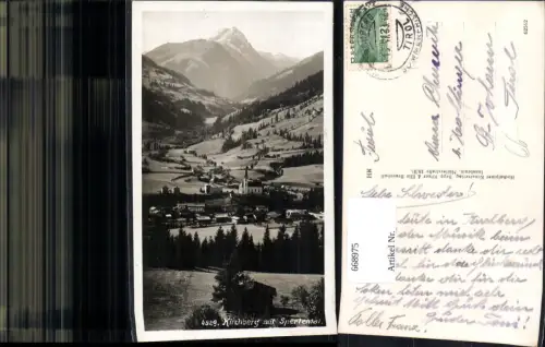 668975,Foto Ak Kirchberg in Tirol mit Spertental