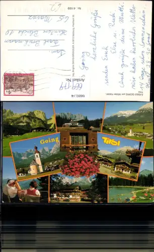 669179,Mehrbild Ak Going a. Wilden Kaiser