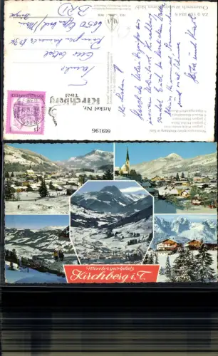 669196,Mehrbild Ak Kirchberg in Tirol Maierl-Sesselbahn Gasthof Maierl Kitzbüheler Horn