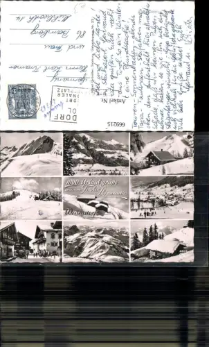 669215,Mehrbild Ak Westendorf Wintersport