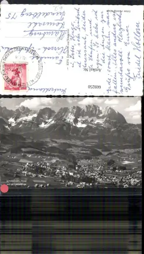 669250,Foto Ak Kitzbühel mit Kaisergebirge