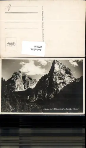 673897,Foto Ak Kirchdorf in Tirol Kaisertal Totenkirchl u. Wilder Kaiser