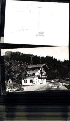 675943,Foto-AK Oberndorf b. St. Johann in Tirol VW Käfer Gasthaus Neuhäusl
