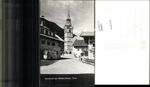 684473 Kirchdorf am Wilden Kaiser Postbus Bus Autobus Gasthaus