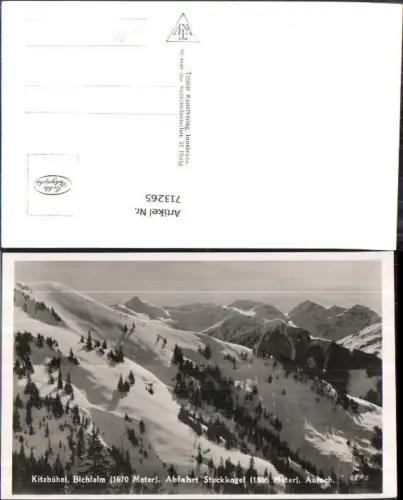 713265 Kitzbühel Bichlalm Abfahrt vom Stuckkogel Aurach