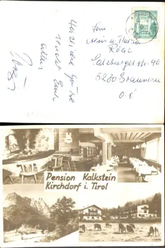713580 Foto-AK Kirchdorf in Tirol Pension Kalkstein