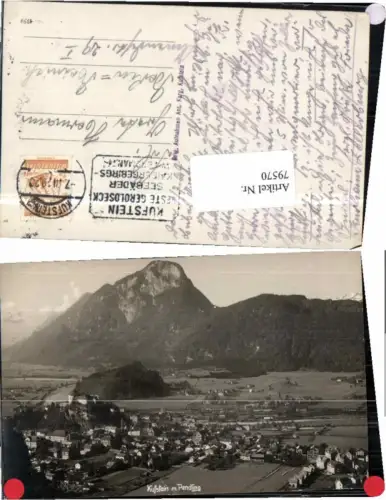 79570,FotoAK Kufstein m. Pendling 1929 pub Karg