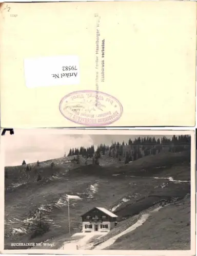 79582,RARE FotoAK Buchhacker Gasthaus b. Wörgl