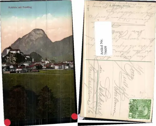 79609,Kufstein m. Pendling COLOR 1910 Lehrburger L421