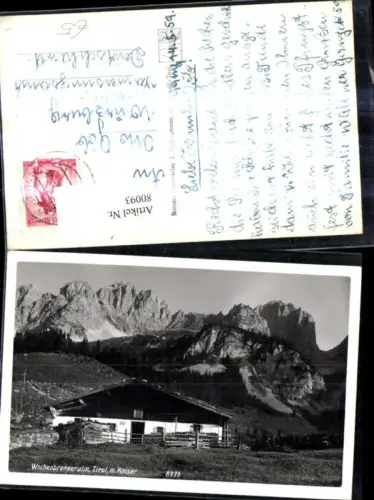 80093,Wochenbrunner Alm Wilder Kaiser Ellmau