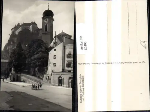 80593,Kufstein Oberer Stadtplatz m. Festung Geroldseck
