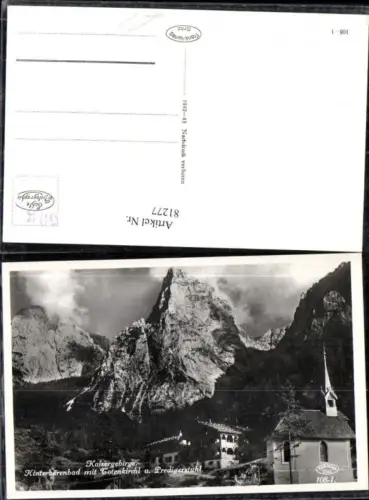 81277,Kaisergebirge Hinterbärenbad m. Totenkirchl Kufstein